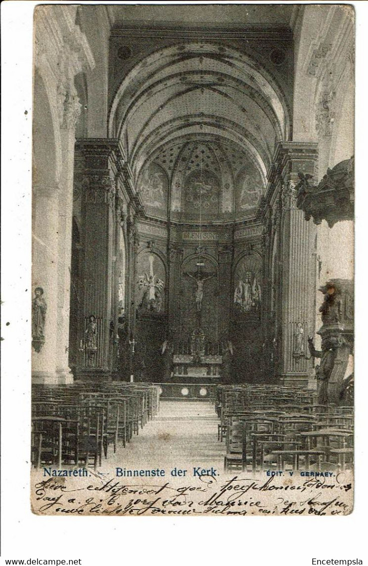 CPA-Carte Postale- Belgique- Nazareth- Binnenste Der Kerk -1904VM21860dg - Nazareth