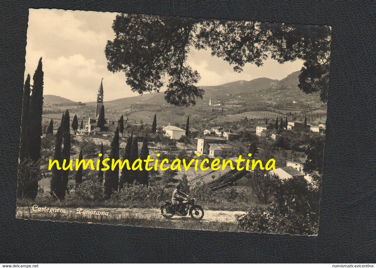 CASTEGNERO Panorama Dei Colli Berici Cpa Viaggiata 1953 Vicenza - Vicenza