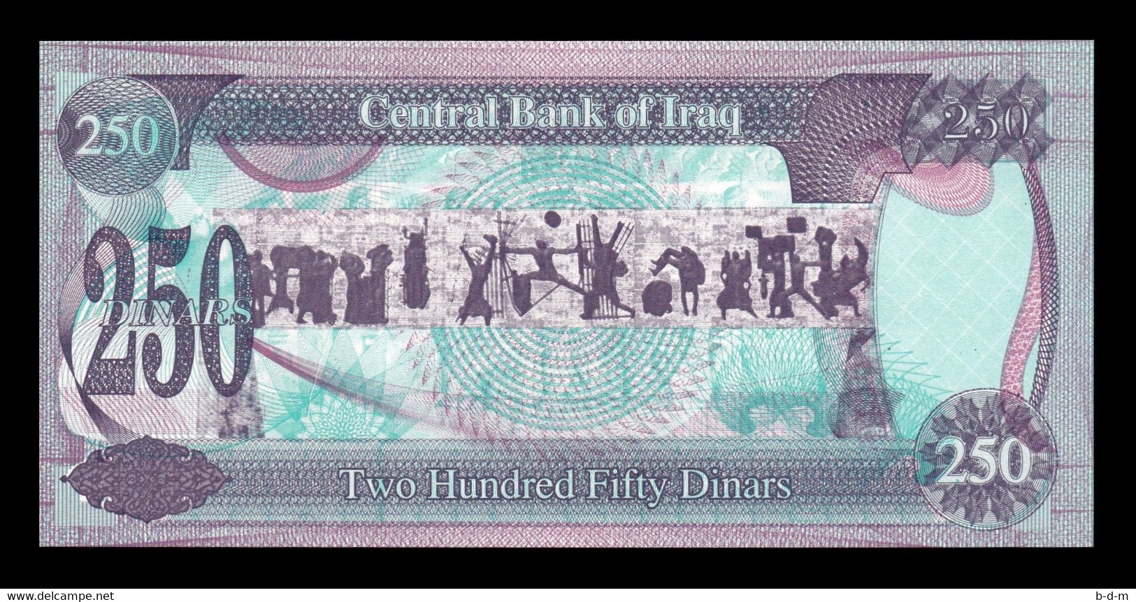 Irak Iraq 250 Dinars Saddam Hussein 1995 Pick 85 SC UNC - Irak