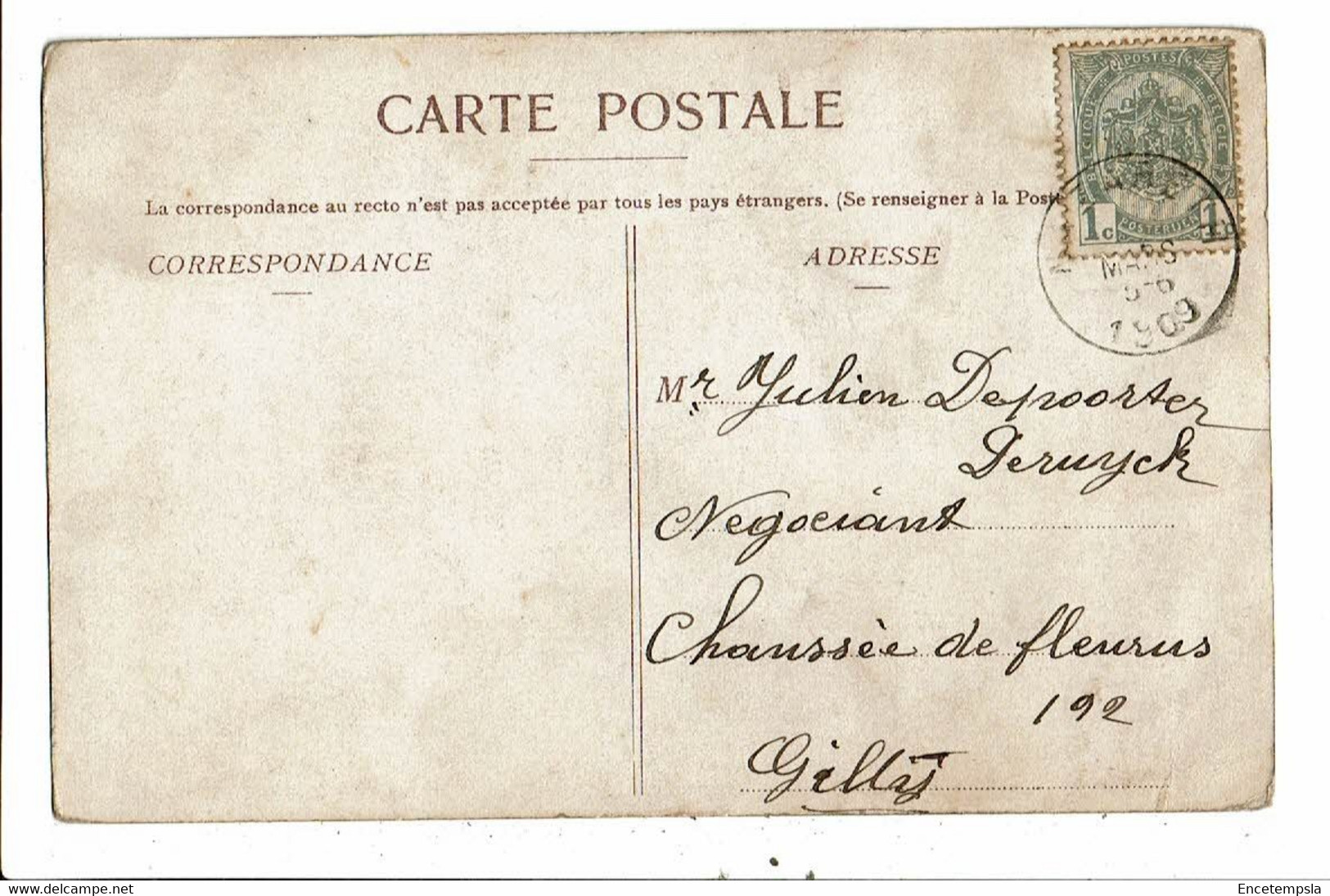 CPA-Carte Postale- Belgique- Nazareth-De Kerk -1909 VM21864g - Nazareth