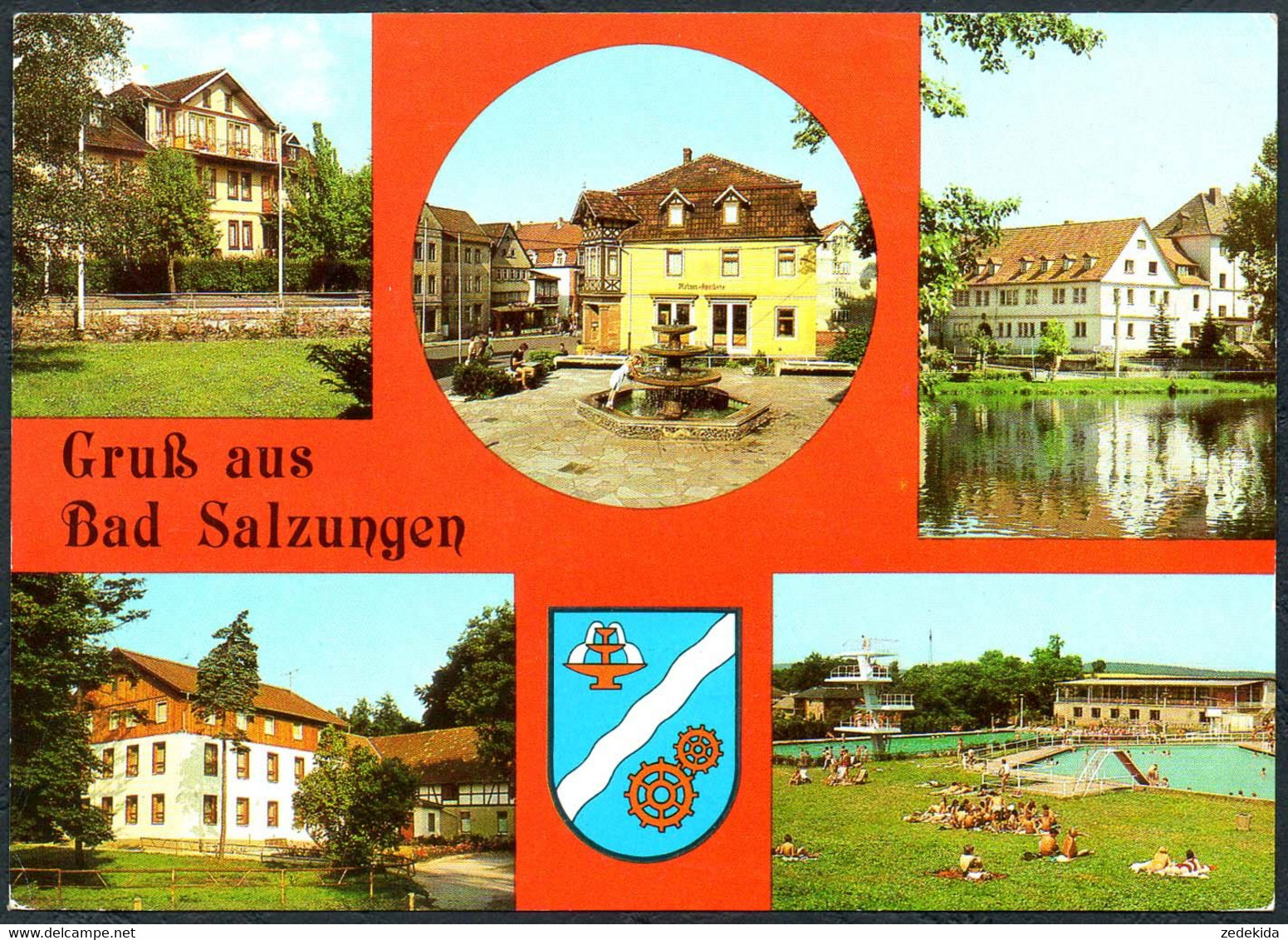 E1245 - Bad Salzungen Freibad - Auslese Bild Verlag - Bad Salzungen