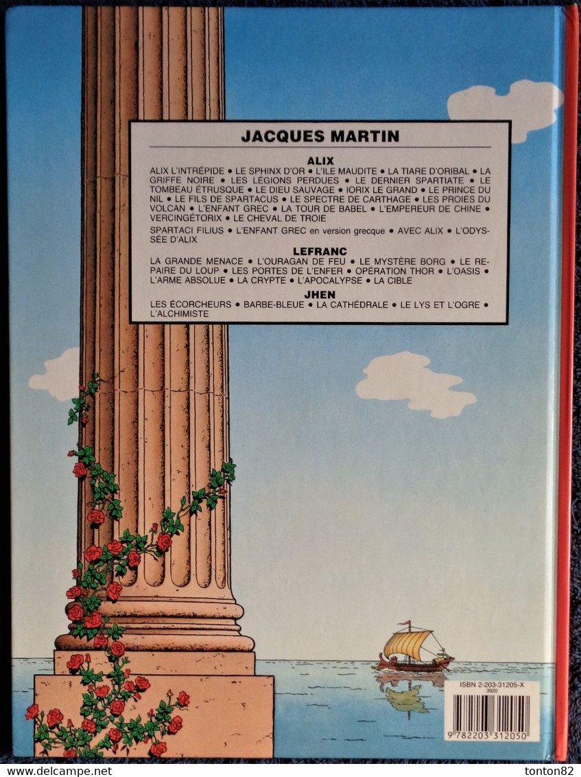 Jacques Martin - ALIX N° 8 - Le Tombeau Étrusque - Casterman - ( 1985 ) . - Alix