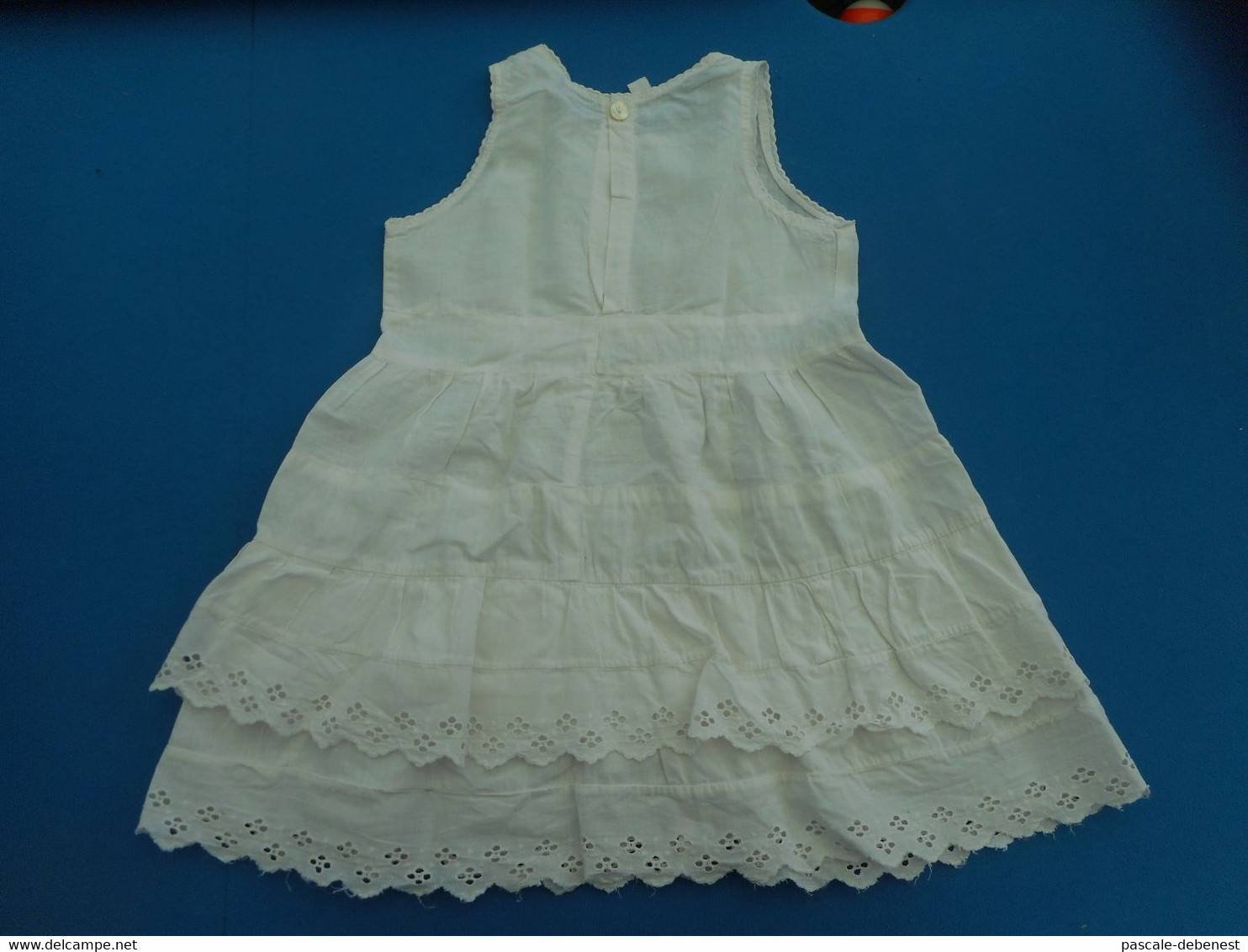 Combinaison Enfant Vintage Coton Blanc Années 60 - 1940-1970