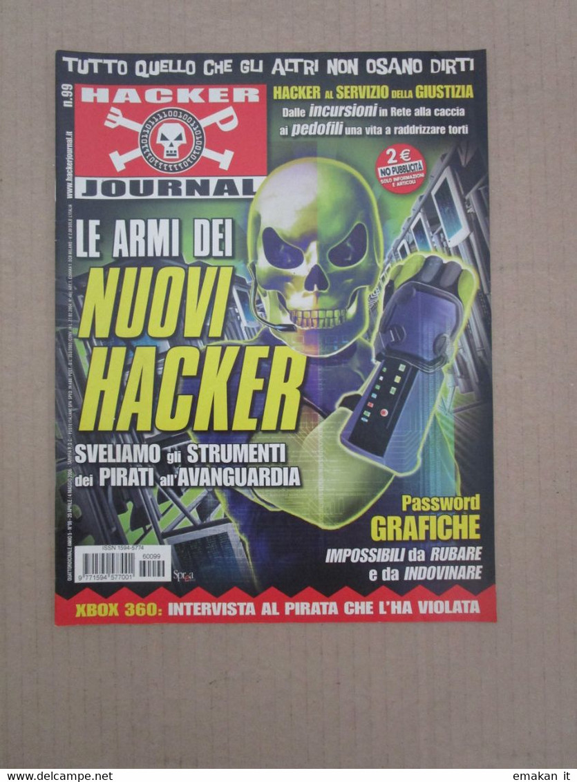 # HACKER JOURNAL N 99 MOLTI ALTRI NUMERI DISPONIBILI - Fashion