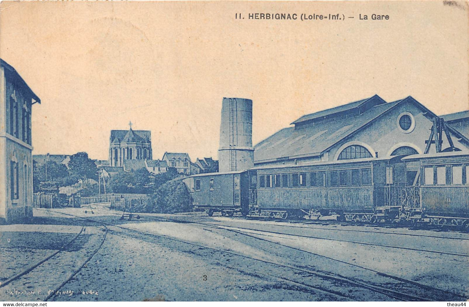 ¤¤   -   HERBIGNAC   -   La Gare   -  Train , Chemin De Fer    -   ¤¤ - Herbignac