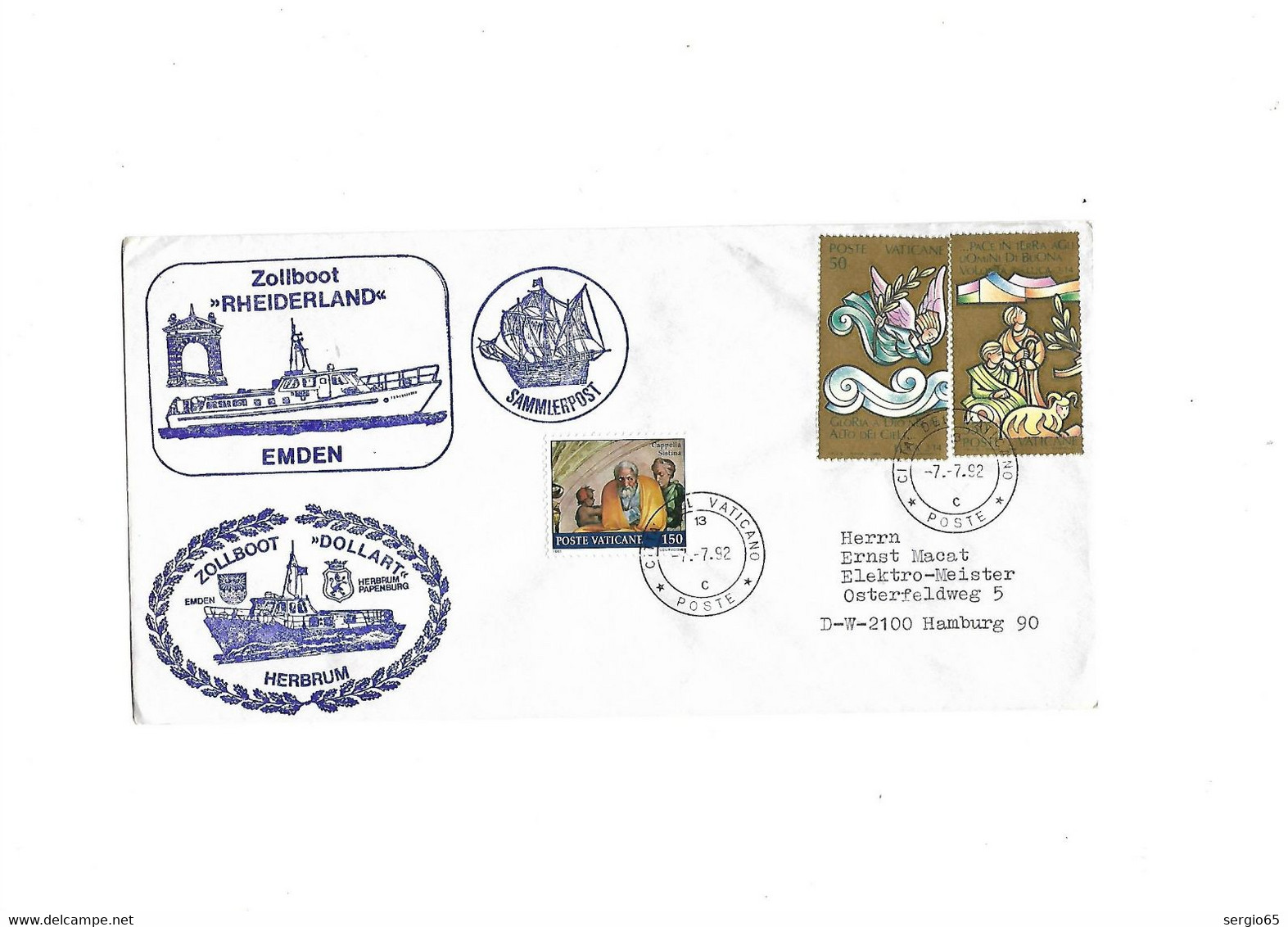 Cover Traveled 1992h - Storia Postale