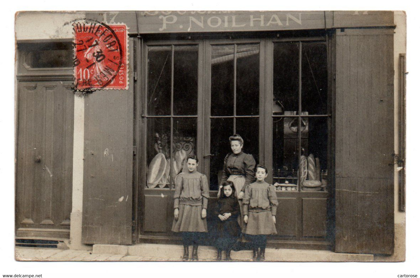 17  ROCHEFORT  -  Boulangerie P. Noilhan, 17 Rue Gambetta - Carte-Photo - Rochefort