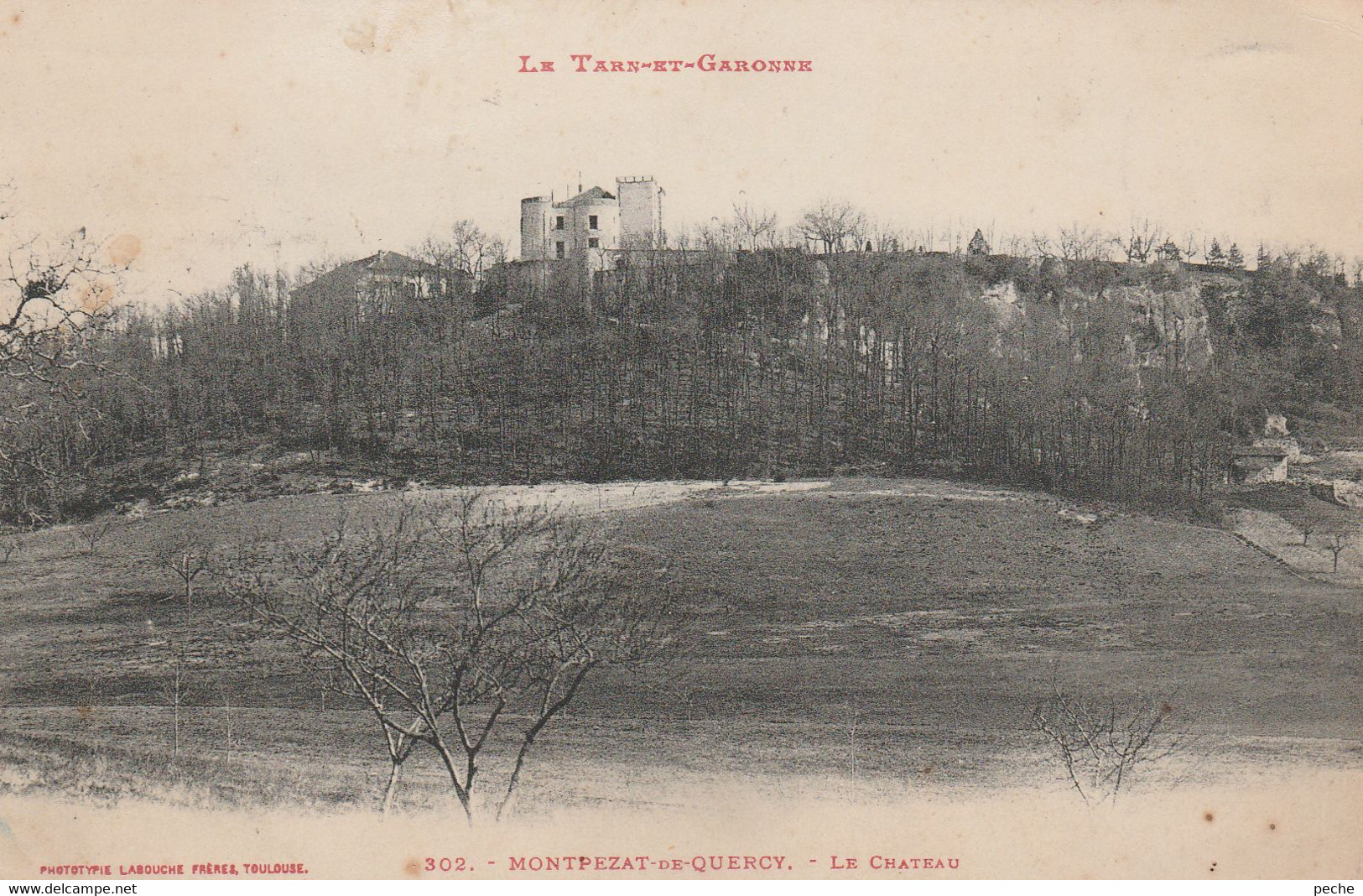 N°5026 R -cpa Montpezat De Quercy -le Château- - Montpezat De Quercy