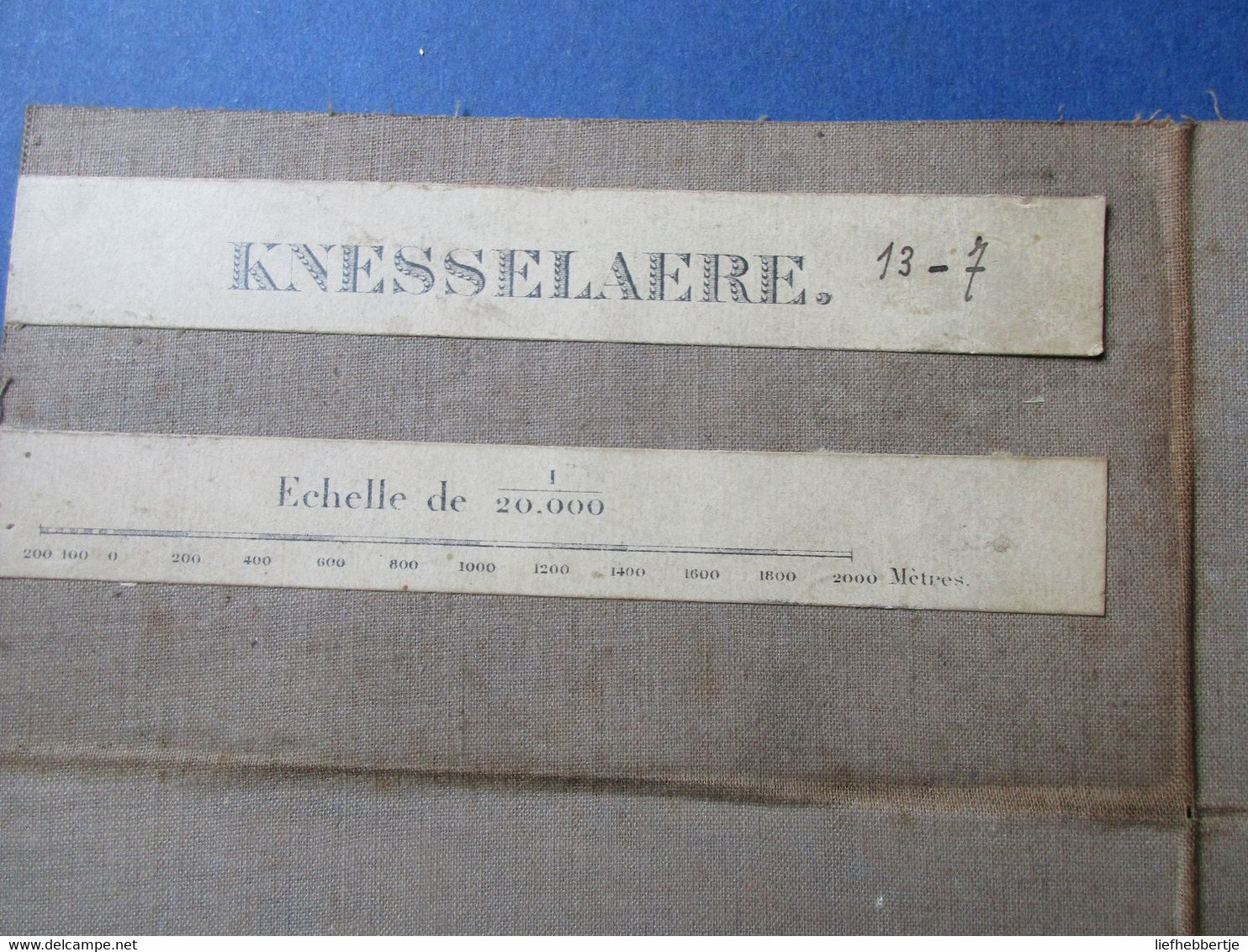 Knesselare - Stafkaart Circa 1890 - Met Dongengoed Aalterbrug Aaltebey Bruggewyk Oostmeulen Ursel Buisputten Wyntewyk .. - Topographische Kaarten
