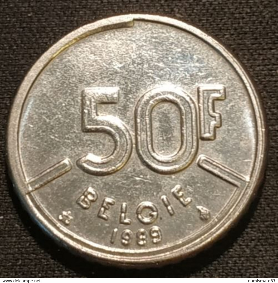 BELGIQUE - BELGIUM - 50 FRANCS 1989 - Légende NL - Baudouin Ier - KM 169 - 50 Francs