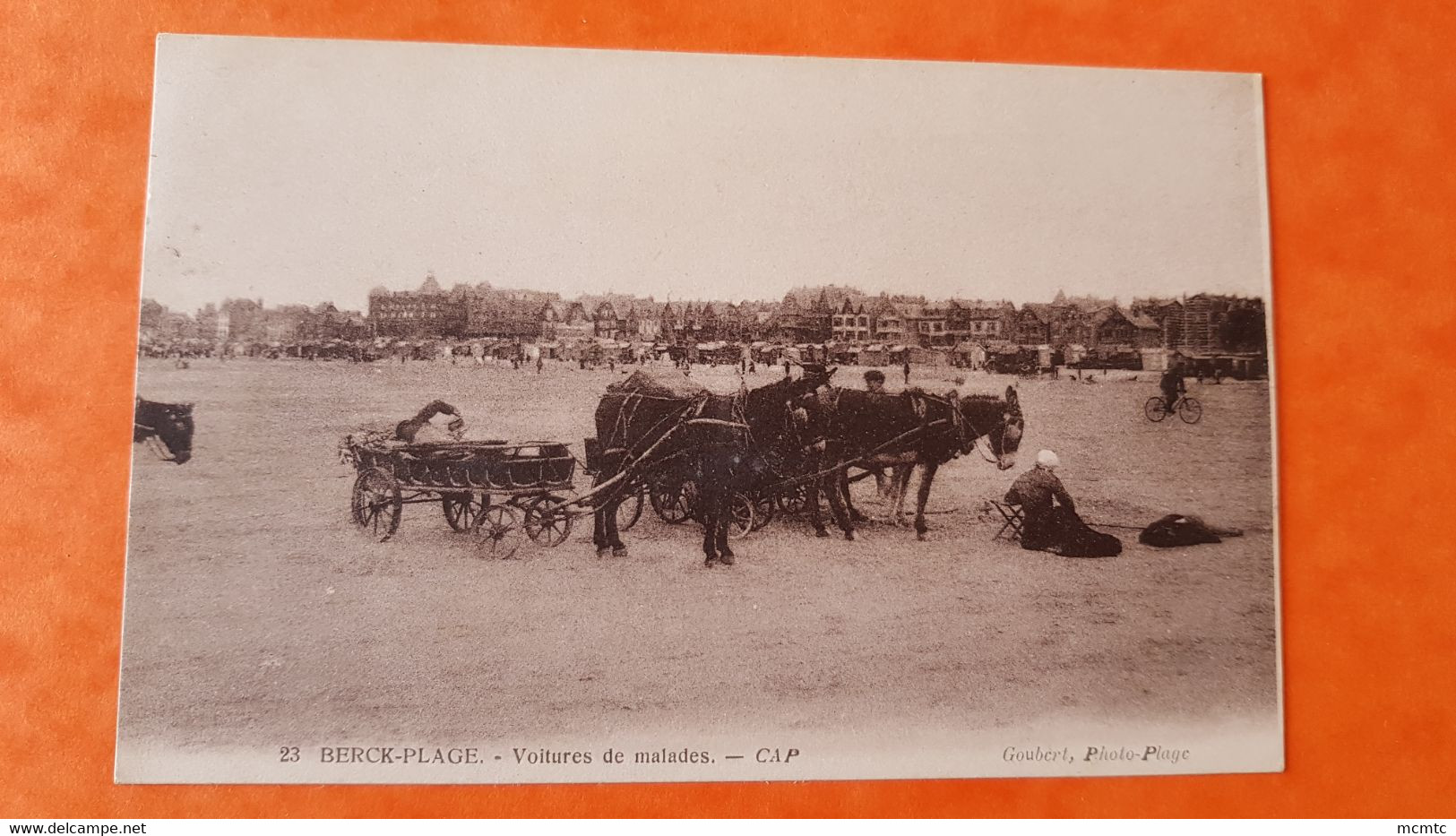 CPA  -  Berck Plage - Voitures De Malades  -( ânes , âne) - Berck