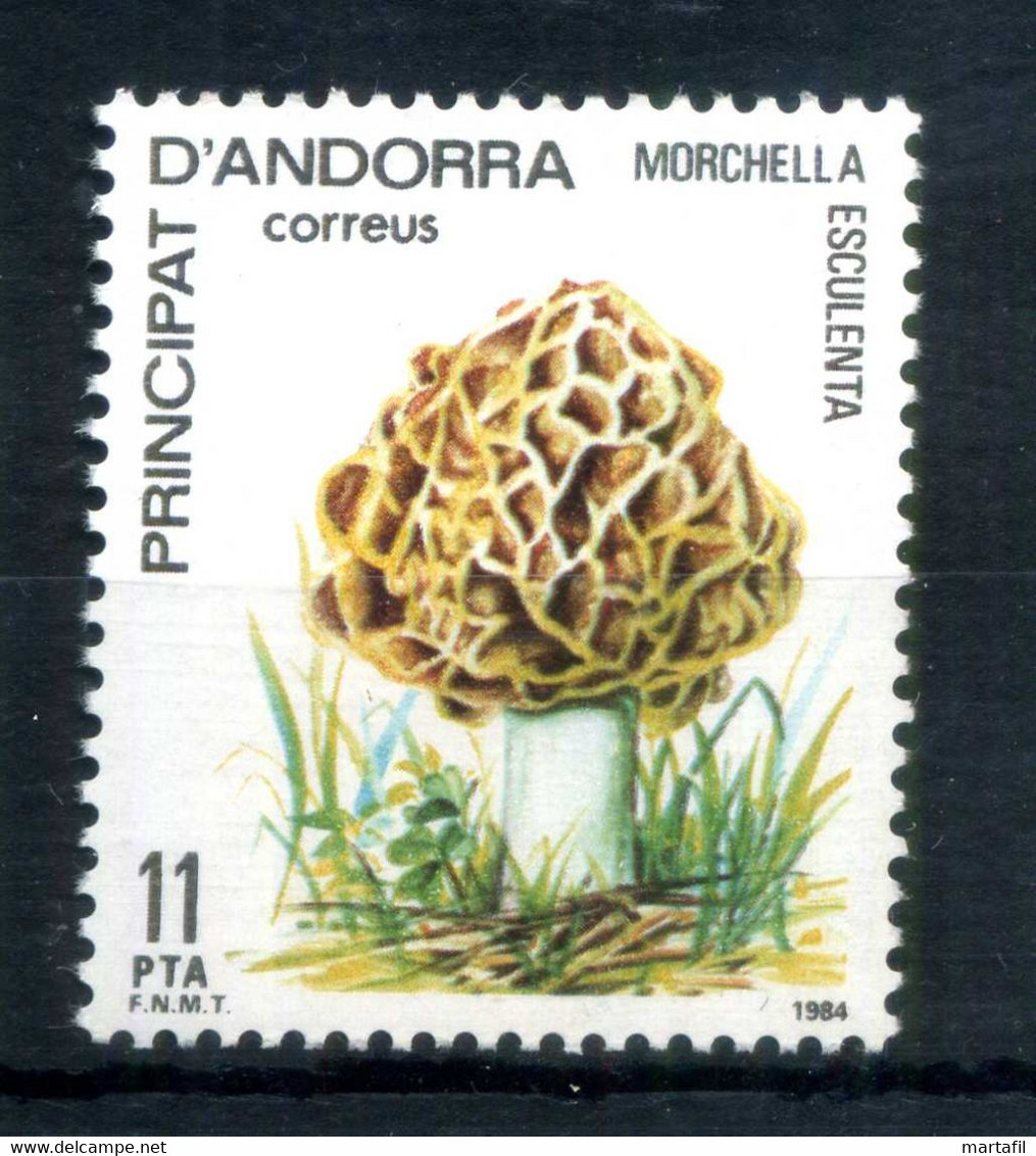 1984 ANDORRA SPAGNOLA SET MNH ** N.170 11p. Flora Funghi - Ungebraucht