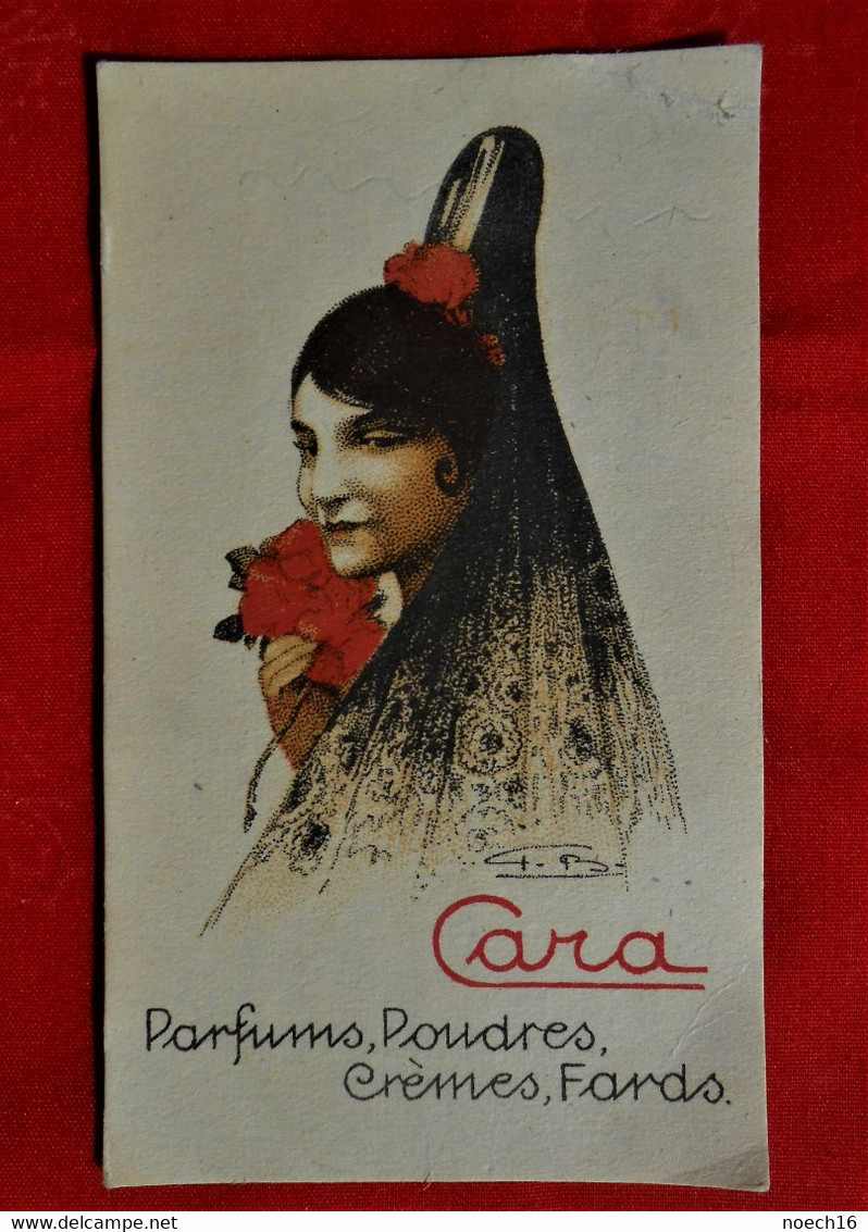 Carte Parfumée Cara / Illustrateur? / Publicité Magasins Bruxelles - Publicités