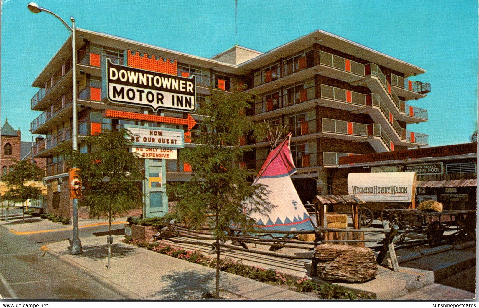 Wyoming Cheyenne The Downtowner Motor Inn 1973 - Cheyenne