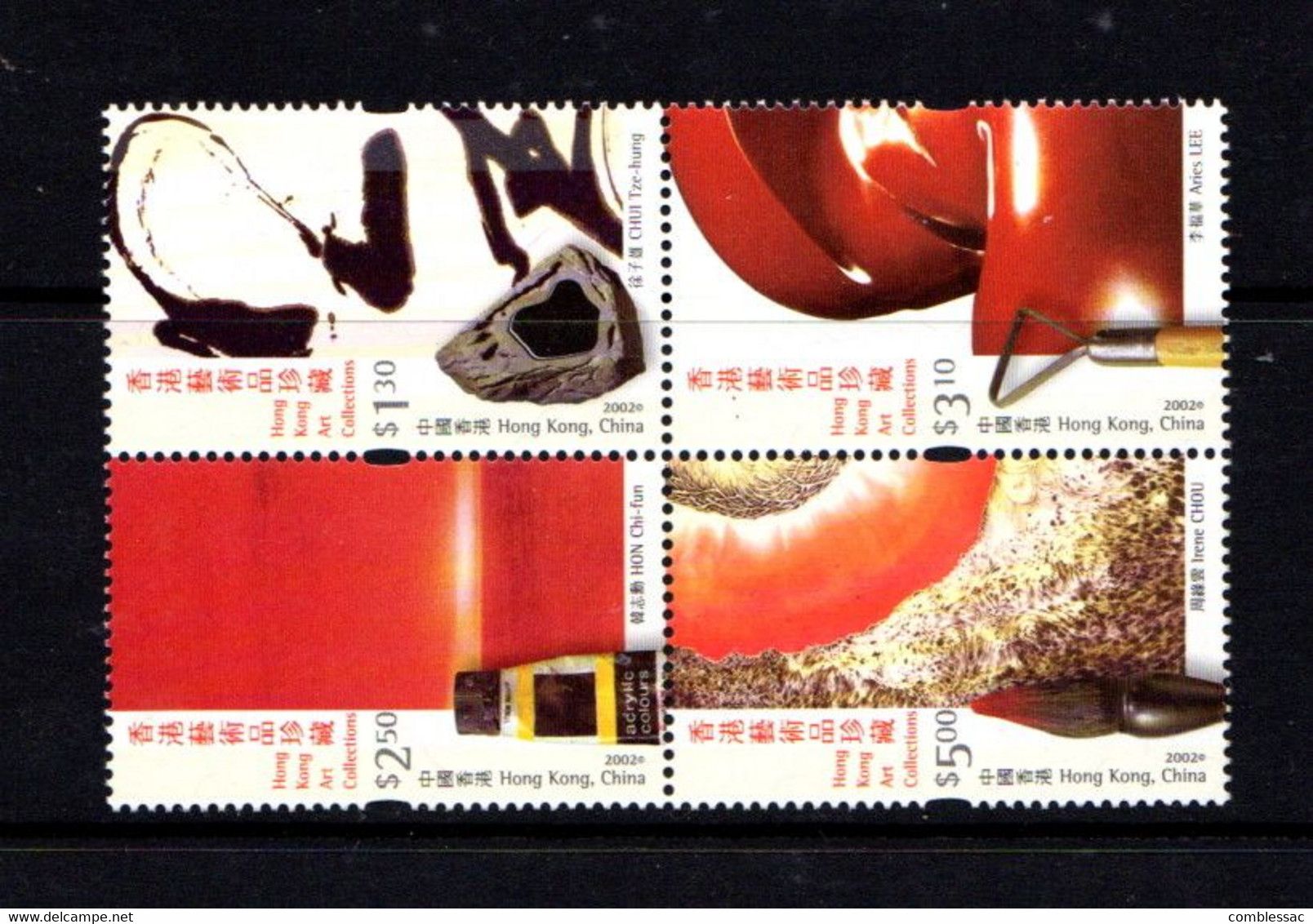 HONG  KONG    2002    Modern  Art    Set  Of  4    MNH - Unused Stamps