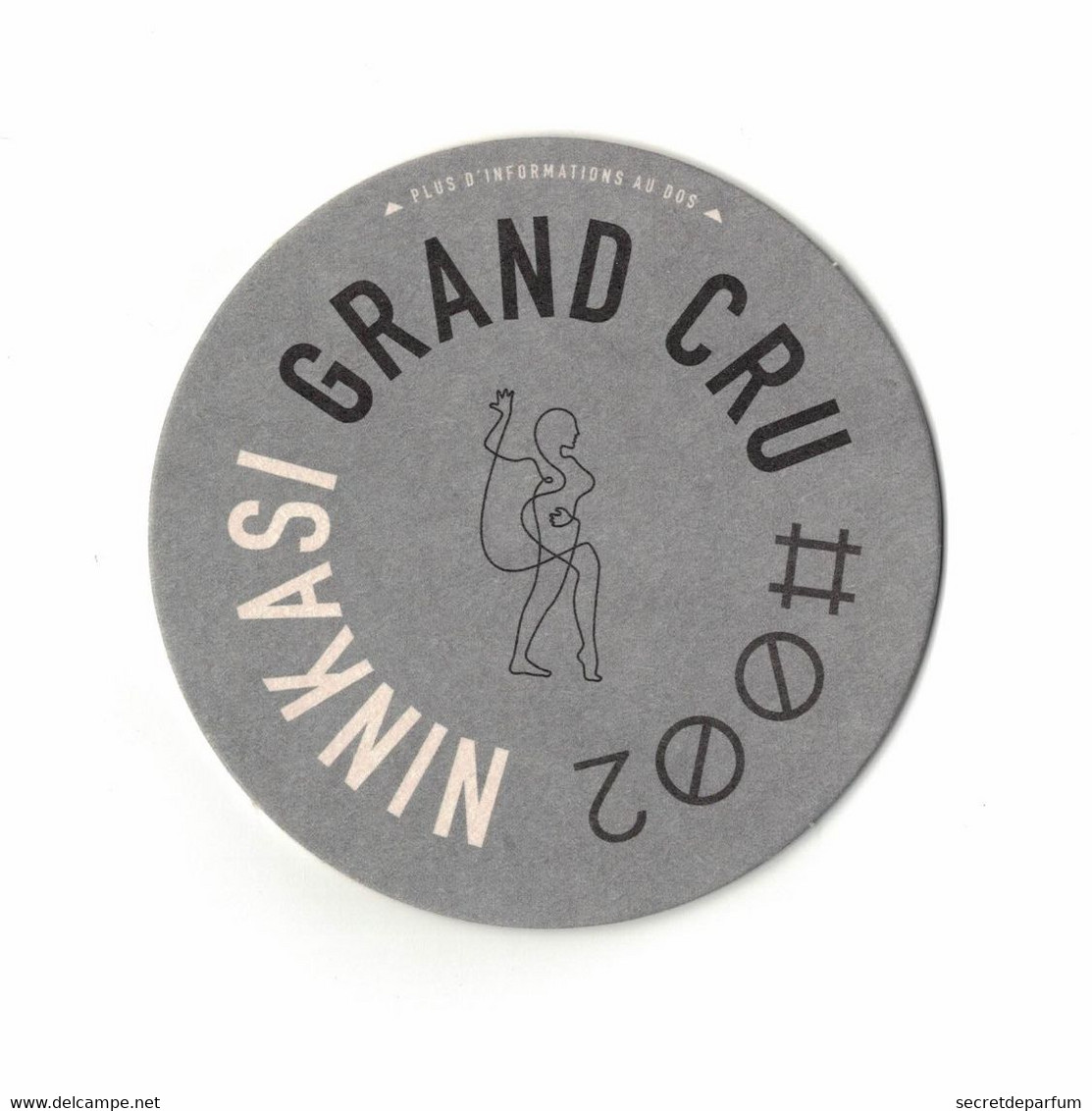 Capsules Ou Plaques De Muselet   SOUS BOCKS  BIÈRE BRASSERIE NINKASI GRAND CRU RECTO VERSO - Beer Mats