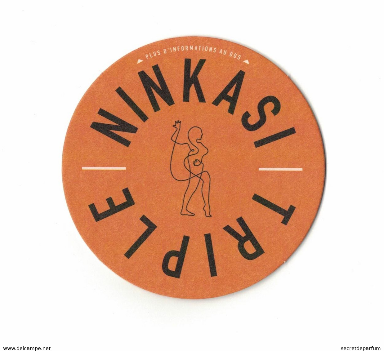 Capsules Ou Plaques De Muselet   SOUS BOCKS  BIÈRE BRASSERIE NINKASI TRIPLE RECTO VERSO - Beer Mats