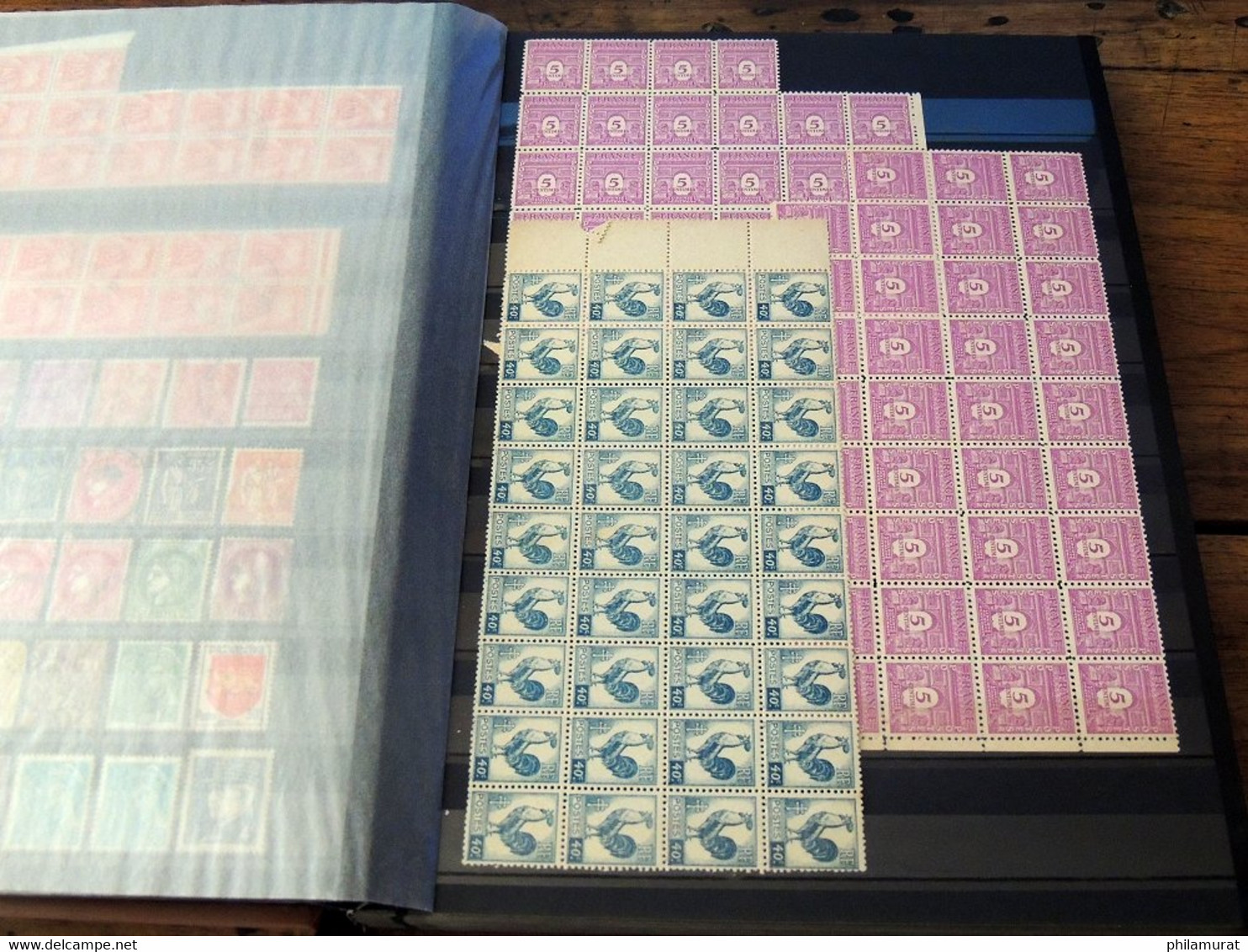 VRAC France 1876/2000 + Colonies, des centaines de timbres neufs et oblitérés