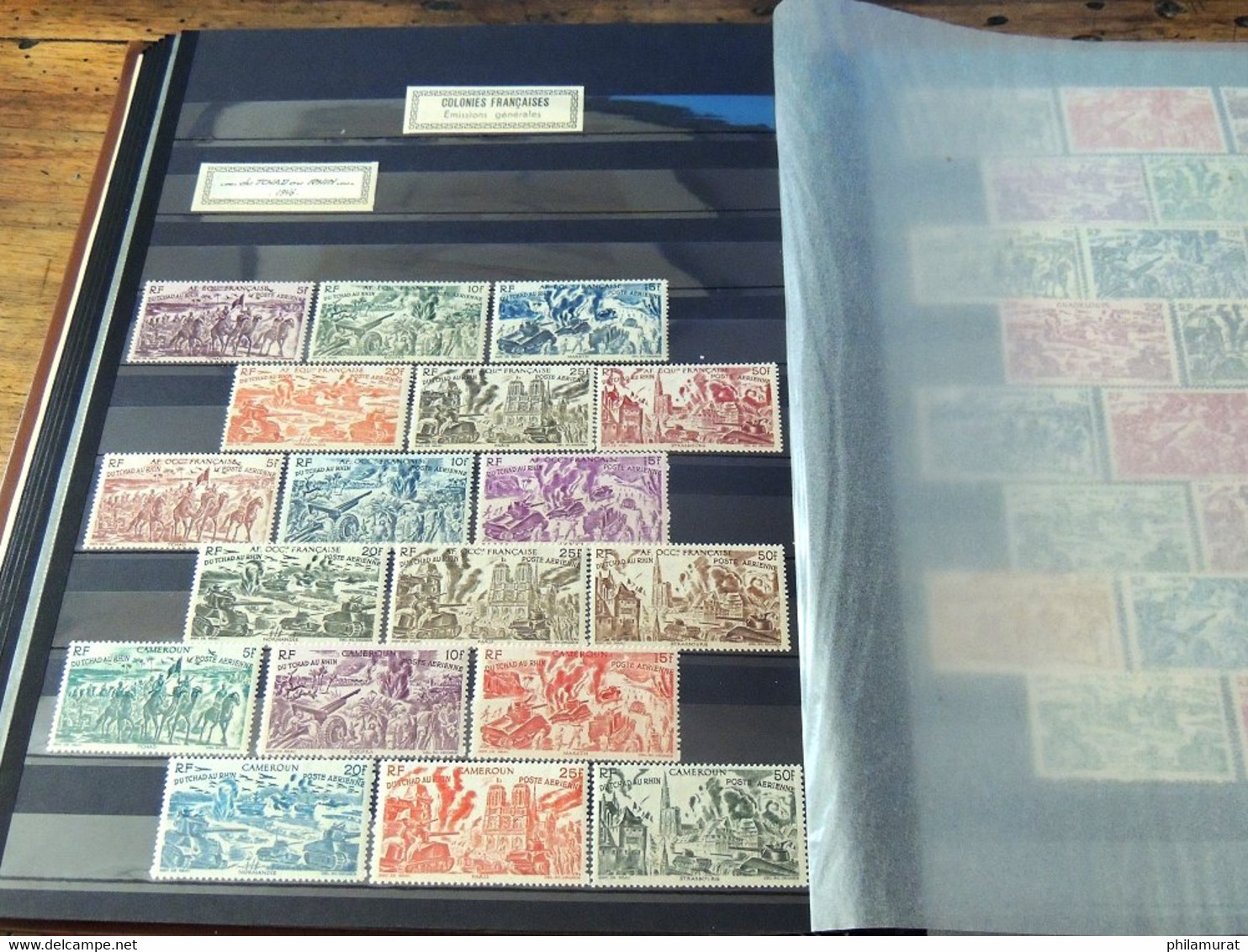 VRAC France 1876/2000 + Colonies, des centaines de timbres neufs et oblitérés
