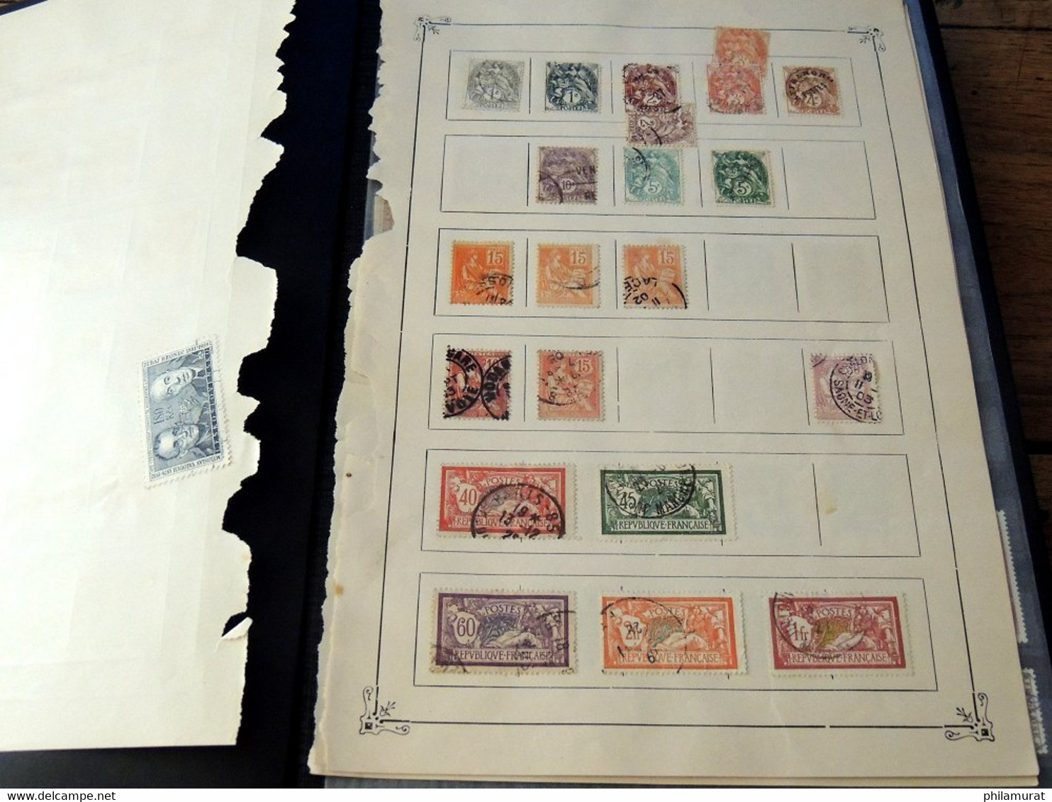 VRAC France 1876/2000 + Colonies, des centaines de timbres neufs et oblitérés