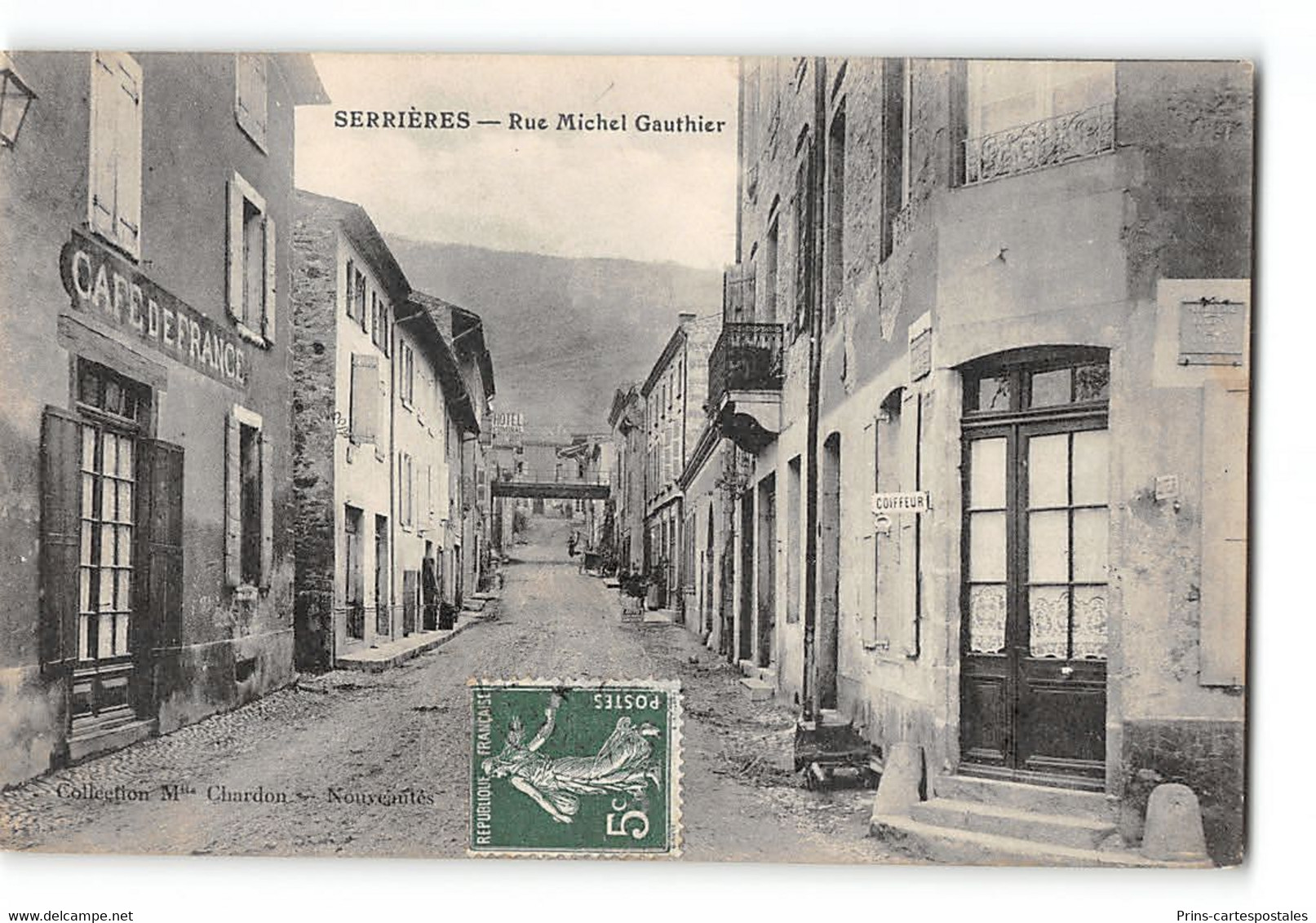 CPA 07 Serrieres Rue Michel Gauthier - Serrières