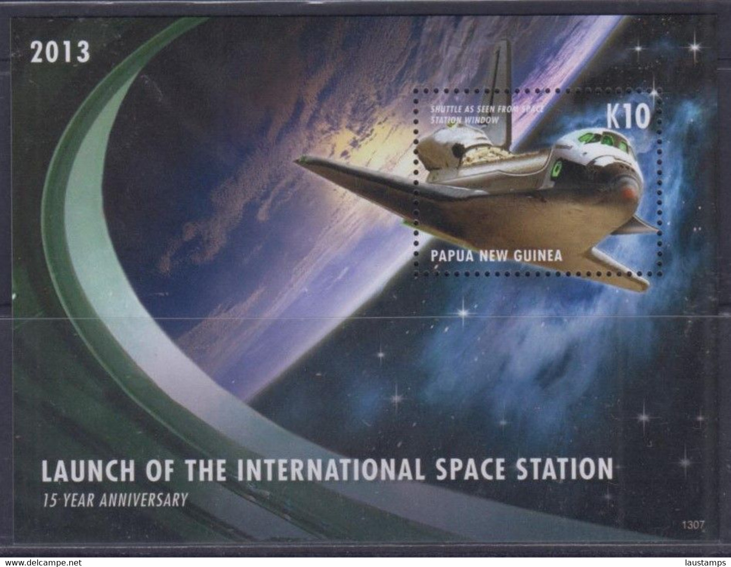 Papua New Guinea 2013 Launch Of The International Space Station S/S MNH - Papua-Neuguinea