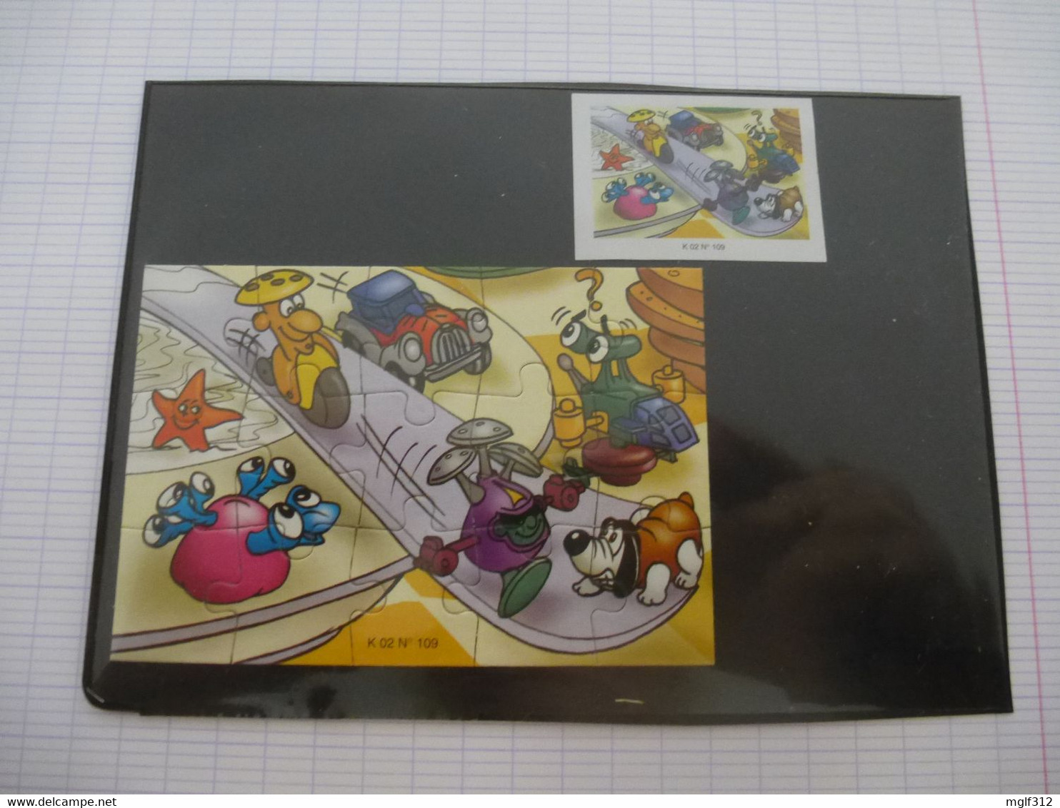 KINDER : PUZZLE  En Carton N° 109, Complet -  2002 - Détails Sur Le Scan - Puzzles