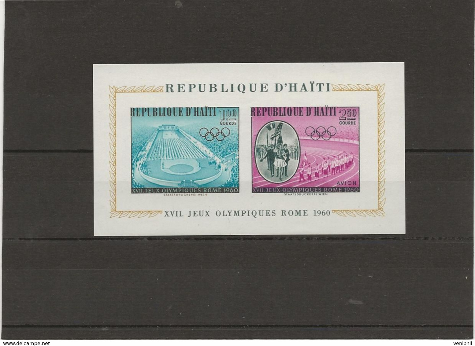 HAITI - BLOC N° 14 J.O DE ROME - NEUF SANS CHARNIERE - ANNEE 1960 - Haiti