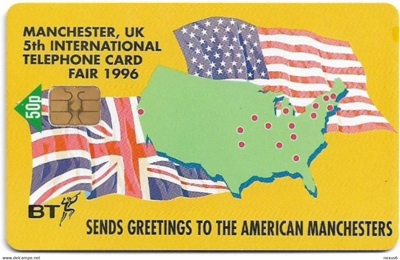 UK - BT (Chip) - PRO31 - BCG-002 - Manchester International Fair 1996, 50P, 1.000ex, Mint - BT Promozionali