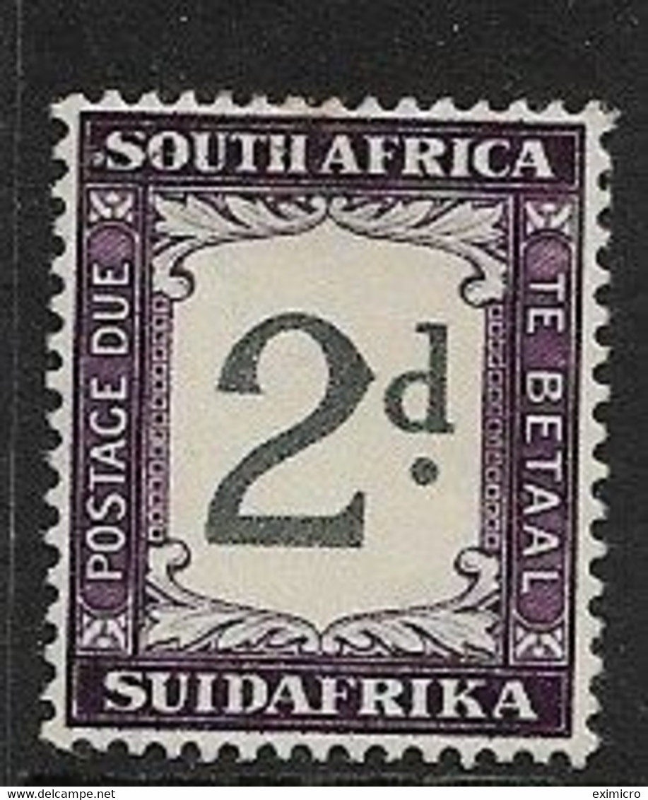 SOUTH AFRICA 1949 2d POSTAGE DUE SG D36 MOUNTED MINT Cat £24 - Timbres-taxe