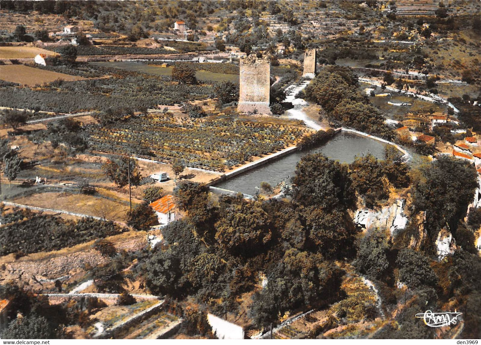 COTIGNAC - La Piscine Municipale - Vue Aérienne - Cotignac