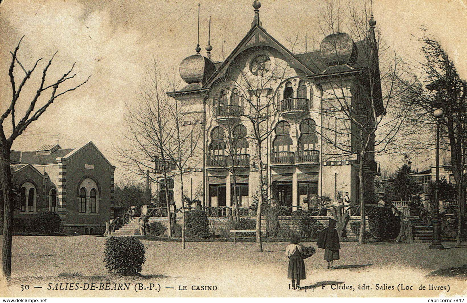 64 - Salies De Béarn - Le Casino En 1900 - Salies De Bearn