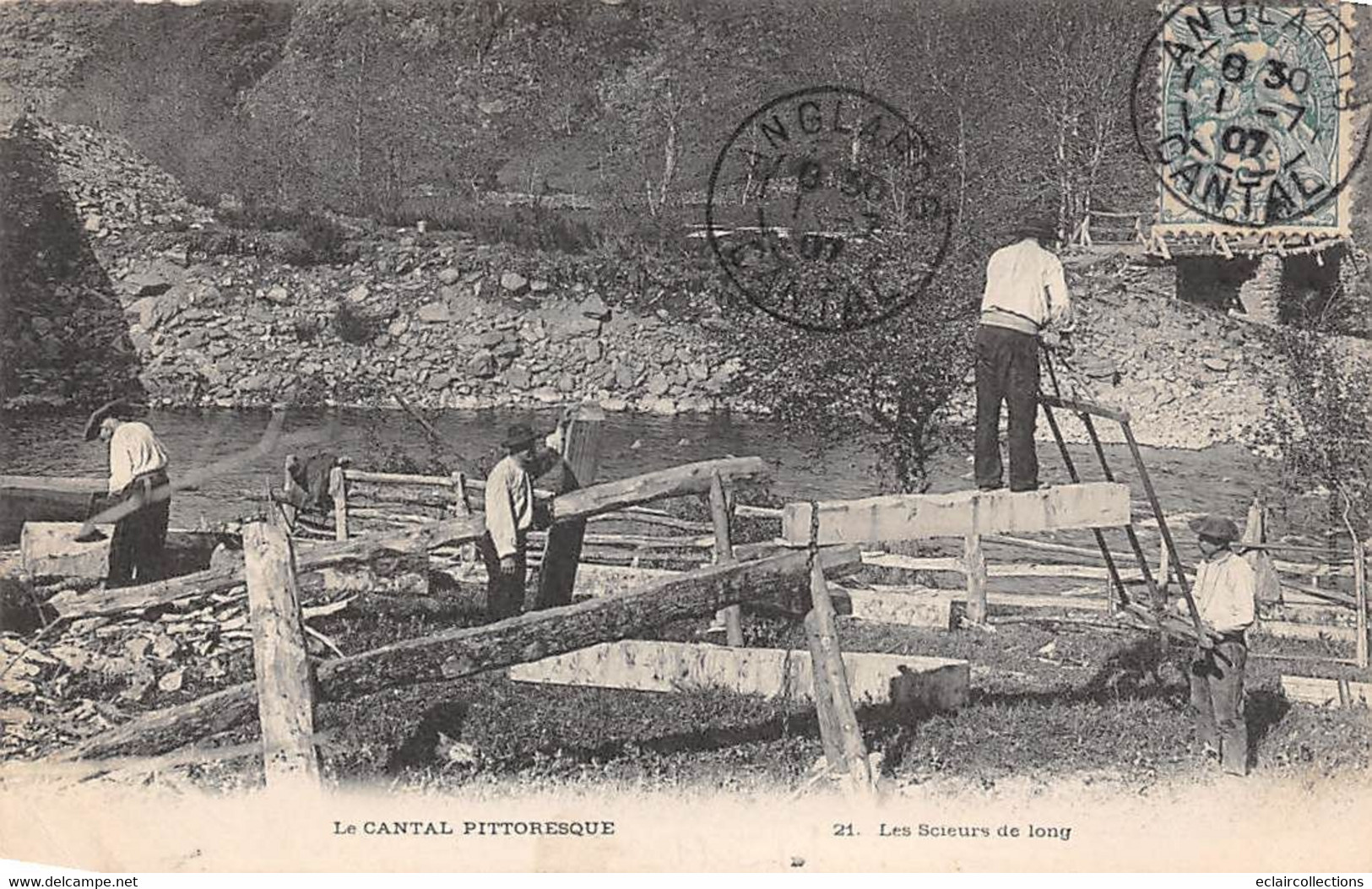 Non Localisé. Auvergne. Cantal      15       Les Scieurs De Long    N° 21       (Voir Scan) - Otros & Sin Clasificación