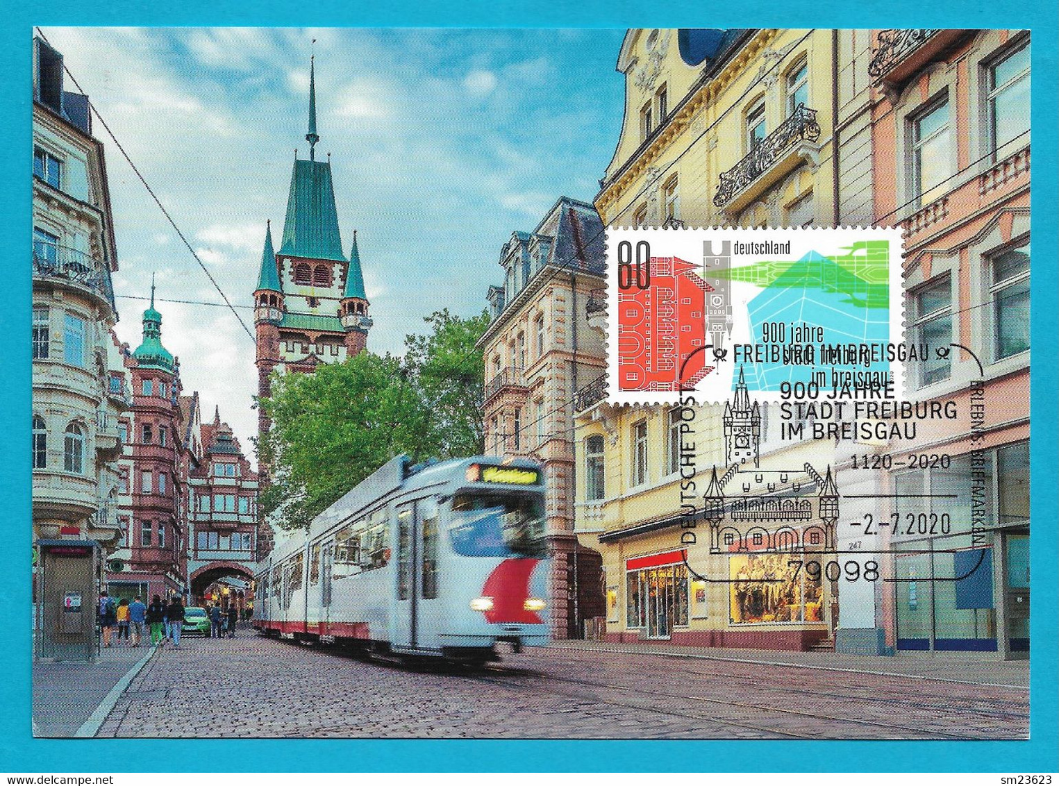 BRD 2020  Mi.Nr. 3553 , 900 Jahre Stadt Freiburg Im Breisgau - Maximum Card - Freiburg -2.-7.2020 - 2001-…