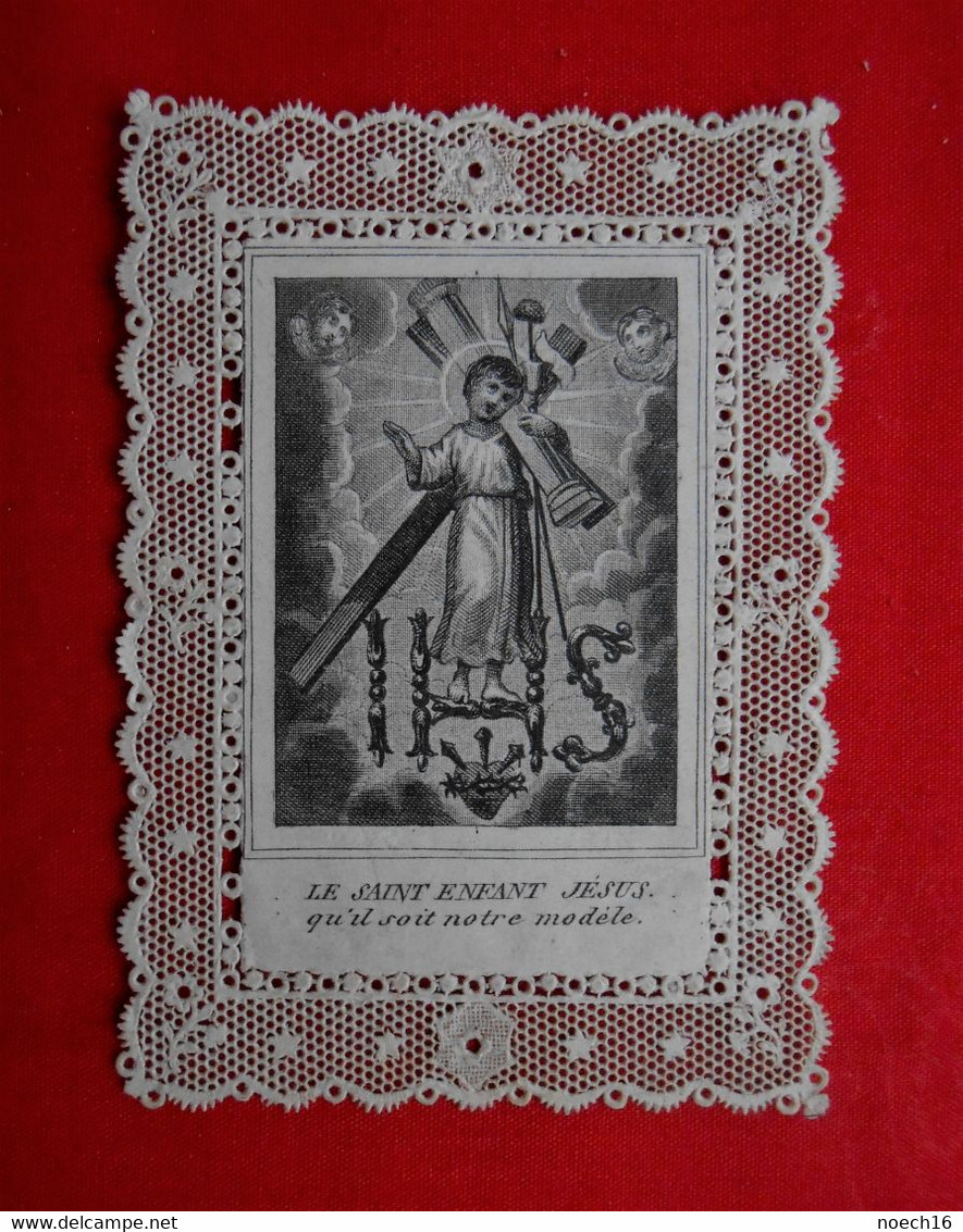 Image Pieuse Dentelle/Type Canivet - Le Saint Enfant Jésus - Images Religieuses