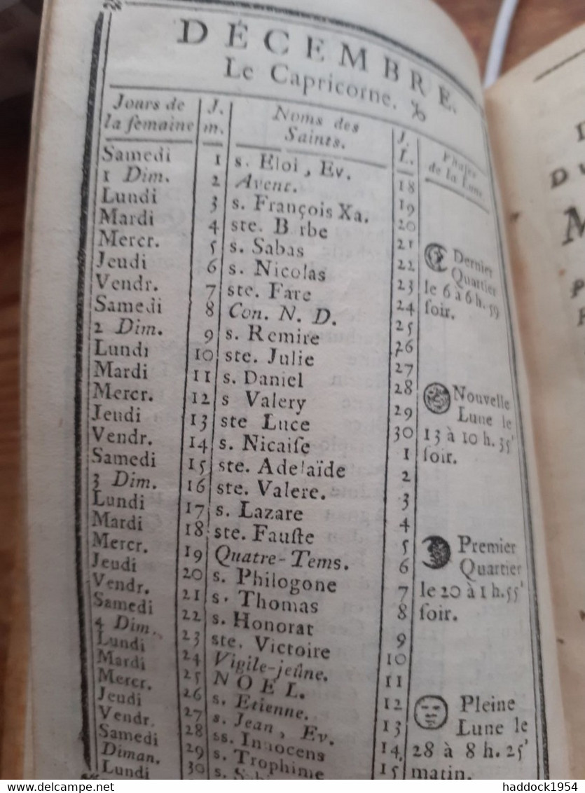 Almanach Des Jeux Ou Académie Portative PHILIDOR Fournier 1792 - Jeux De Société