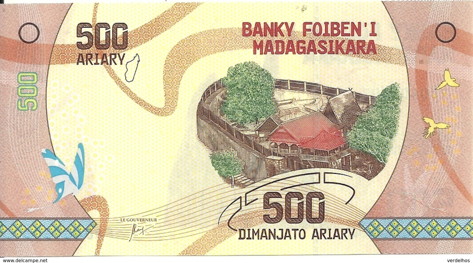 MADAGASCAR 500 ARIARY 2017 UNC P 99 - Madagascar