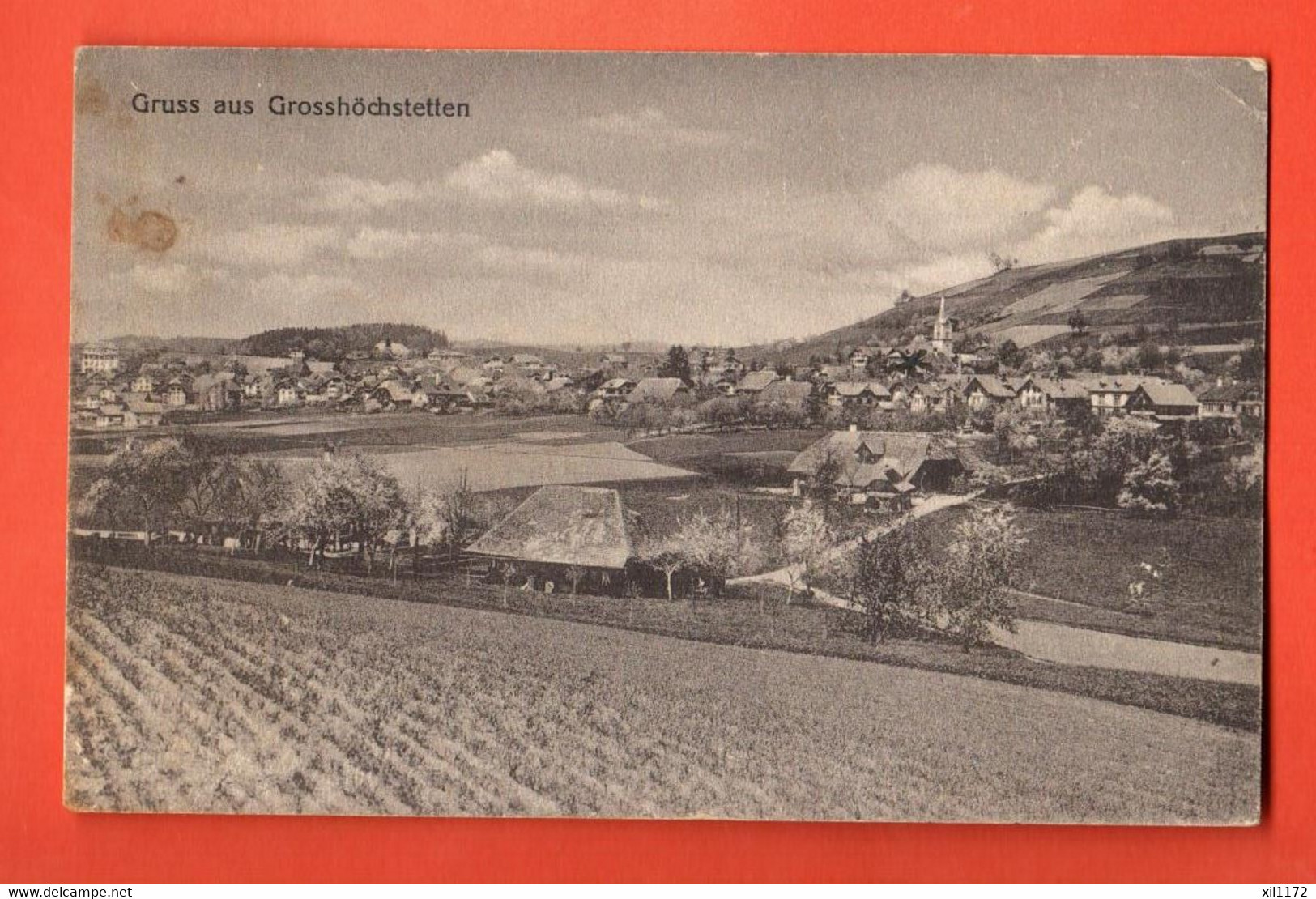 ZBB-29 SELTEN Gruss Aus Grosshöchstetten  Stempel 1924 - Grosshöchstetten 