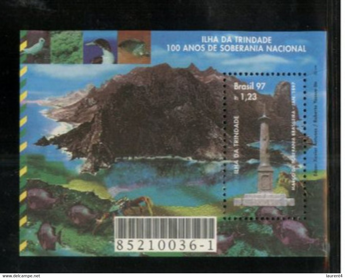 (stamps 25/9/2020) Mini-Sheet - Not Cancelled - Brazil - Soberania National 100 Anos - Altri & Non Classificati