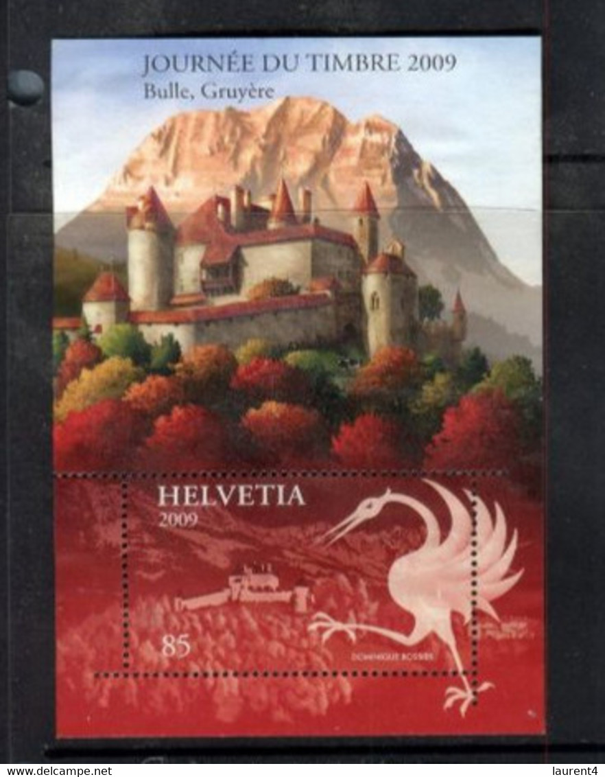 (stamps 25/9/2020) Mini-Sheet - No Postmark - Switzerland Stamp Day 2009 - Autres & Non Classés