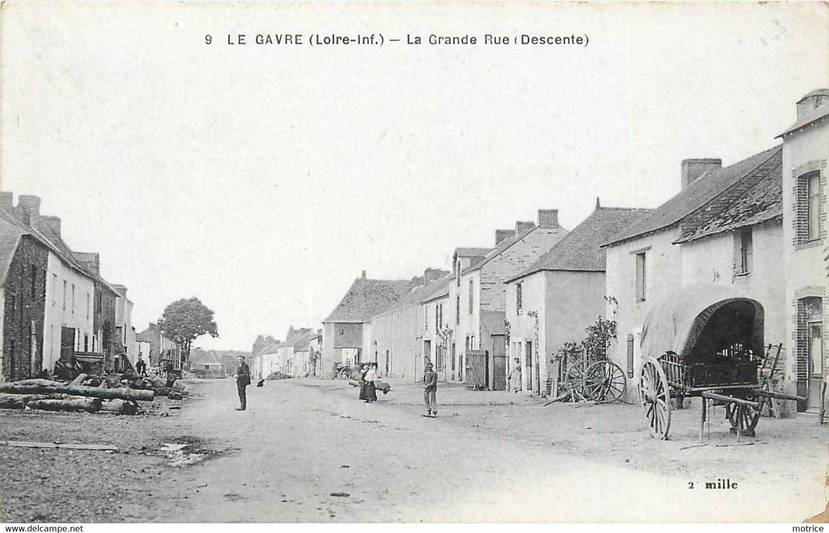 LE GAVRE - La Grande Rue (descente). - Le Gavre