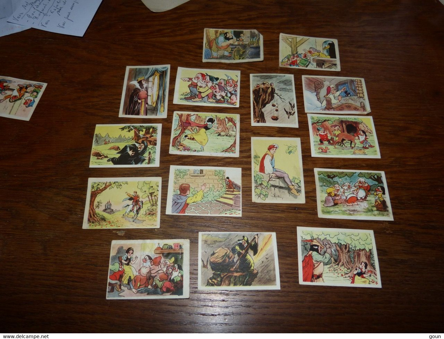 Lot De 11 Chromos De Beukelaer Blanche Neige Et Les 7 Nains - De Beukelaer