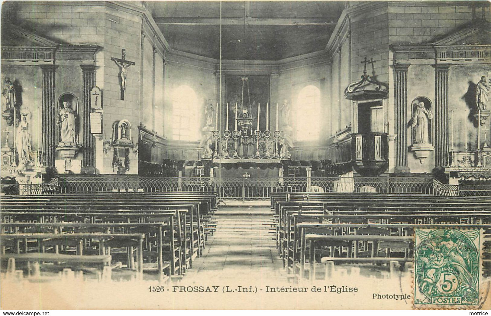 FROSSAY - L'église, Lot De Deux Cartes. - Frossay