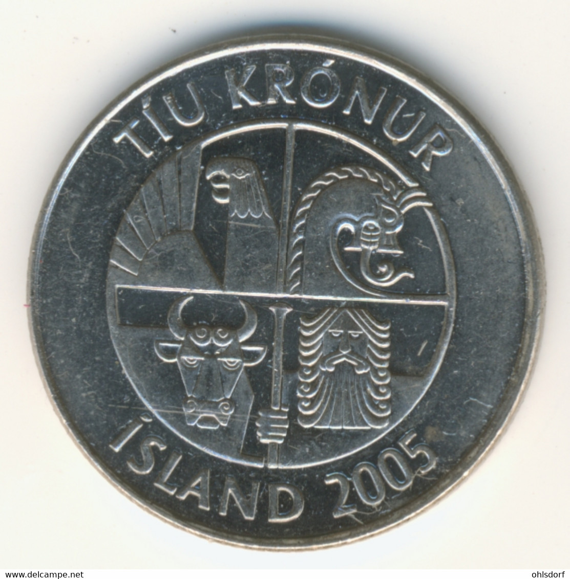 ICELAND 2005: 10 Kronur, KM 29.1a - IJsland