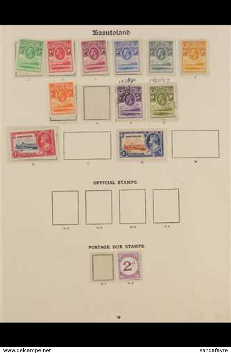 BRITISH AFRICA Interesting Balance Of A Valuable Collection On "Imperial" Pages With Many Scarce And Better Stamps Inclu - Otros & Sin Clasificación