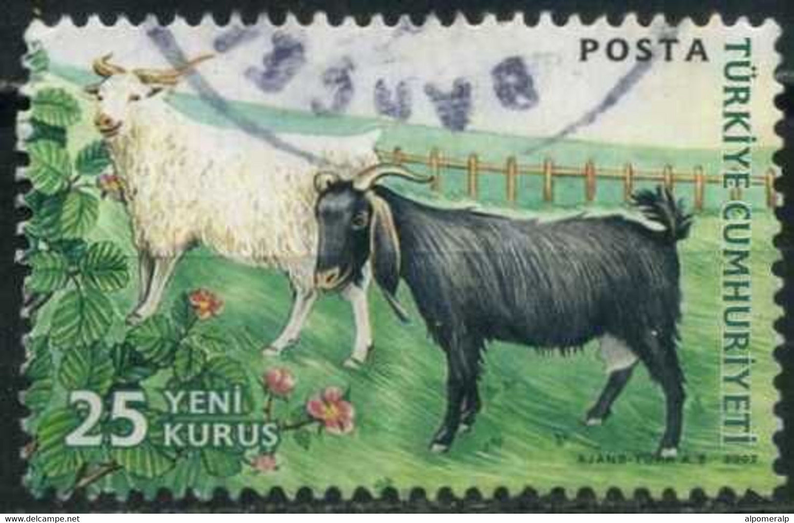 Turkey 2007 - Mi. 3591 O, Goat (Capra Aegagrus Hircus) - Used Stamps