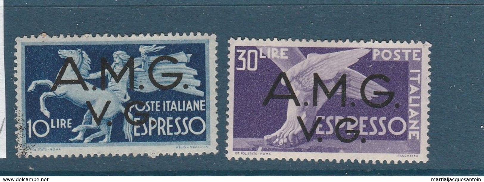 ITALIE NEUF AMG-VG 2 TIMBRES ESPRESSO (18) - Other & Unclassified