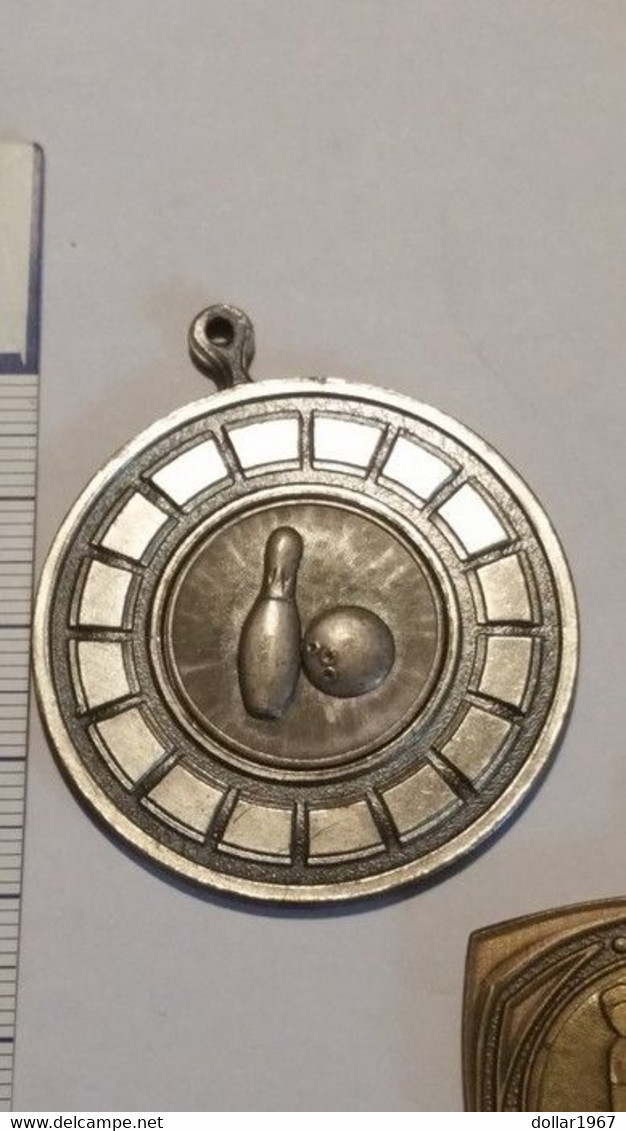 Medaille -:Netherlands  -  3 X Medaille - Bowling - 1979 + 1980 + 3 D.s Toern. Kl.c - Otros & Sin Clasificación