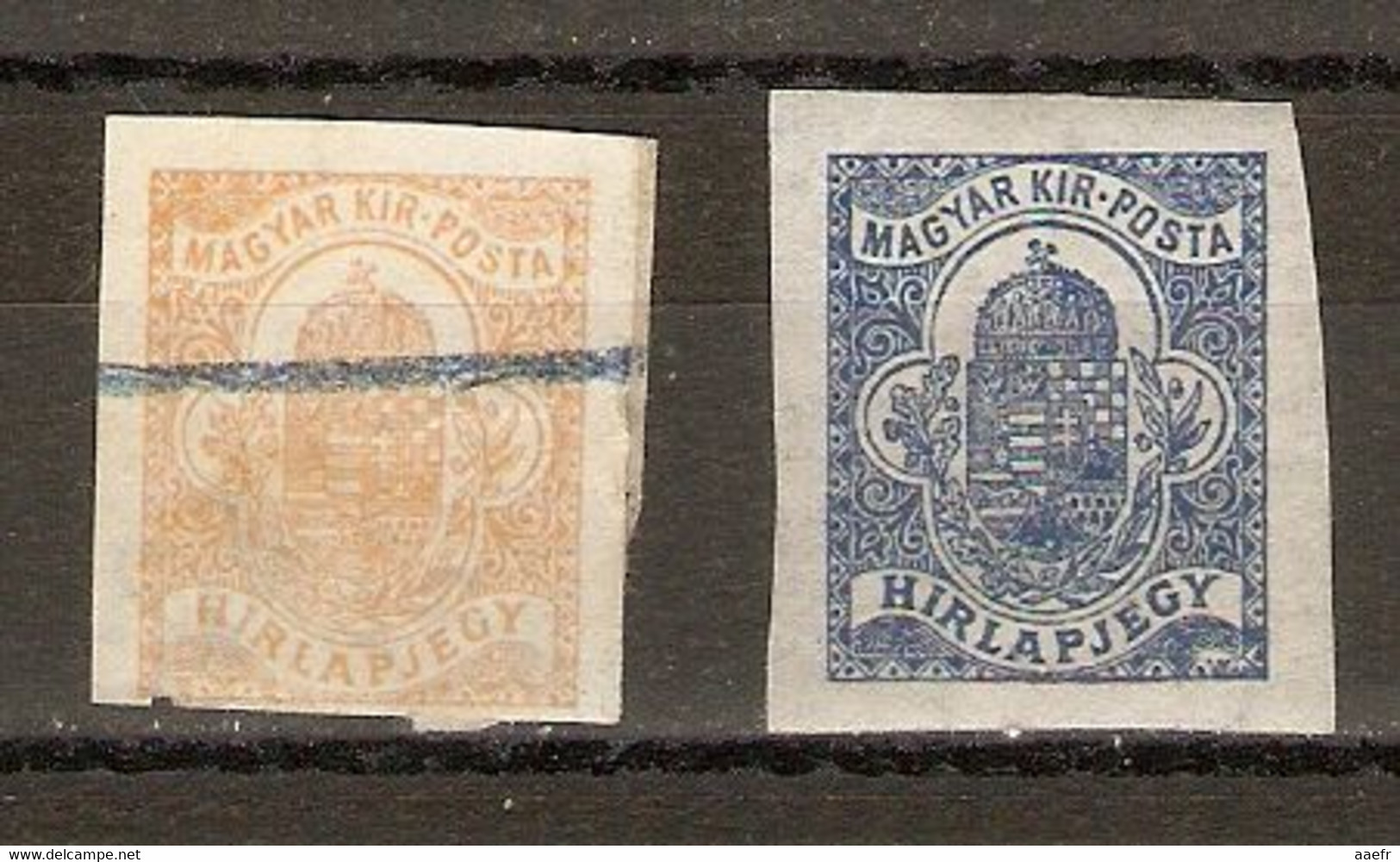 Hongrie - Petit Lot De 2 Timbres ND Pour Journaux - 1° & 1 MNH - Newspapers