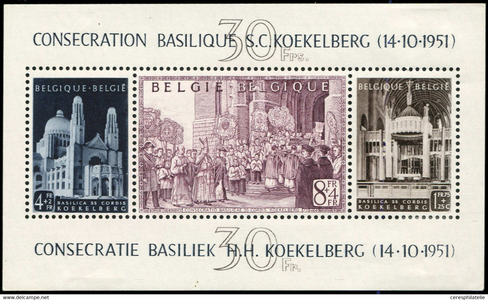 * BELGIQUE BF 30 / Basilique De Koekelberg, TB - 1924-1960